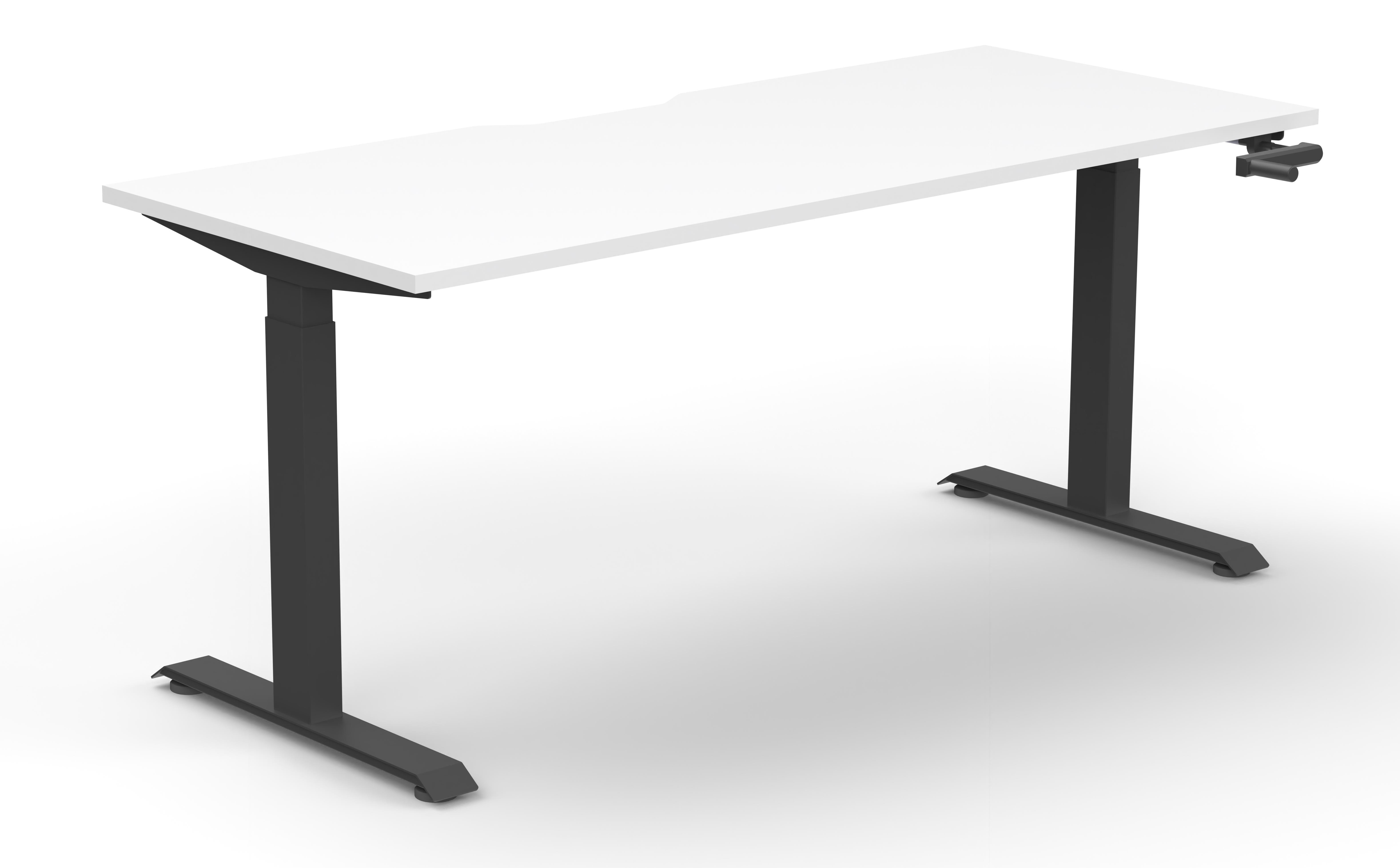 Boost Manual Height Adjustable Straight Desk